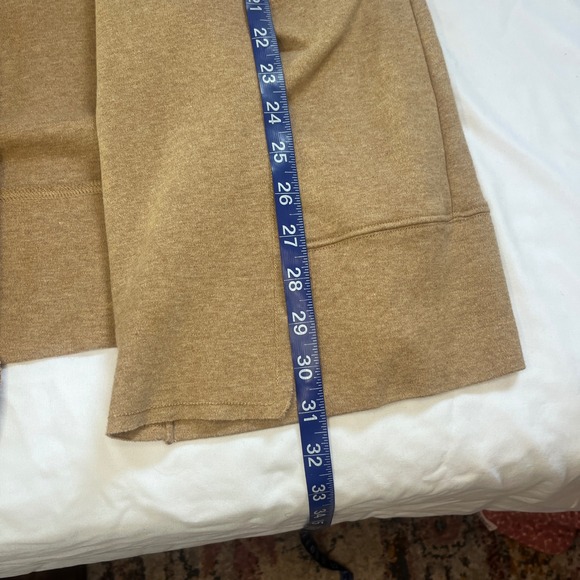 Pact Women Organic Cotton Open Front Airplane Cardigan Tan XS Oversized Minimal - Picture 10 of 12